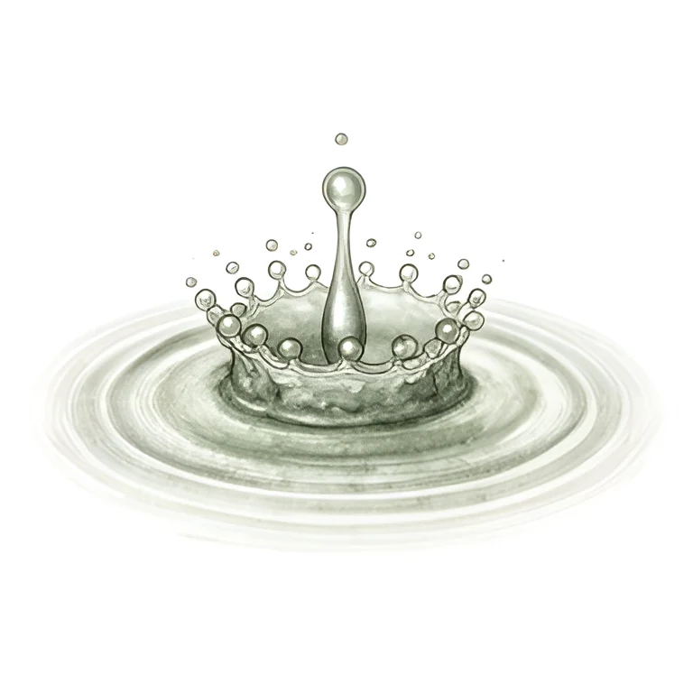 Divergent creativity in humans and LLMs, its droplet